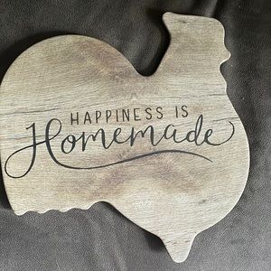 Happiness is homemade cutting board